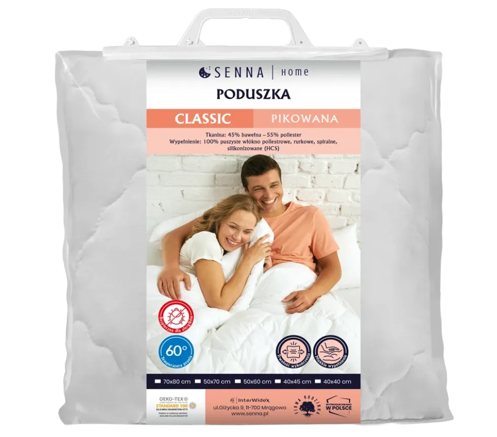 Antyalergiczna Poduszka Comfort Biały