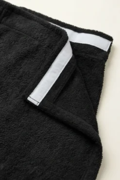 Bawełniany Męski Ręcznik Do Sauny SPA Kilt Czarny