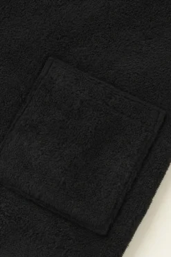 Bawełniany Męski Ręcznik Do Sauny SPA Kilt Czarny