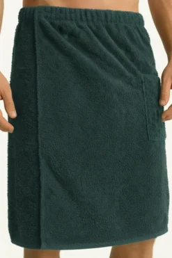 Bawełniany Męski Ręcznik Do Sauny SPA Kilt Butelkowy
