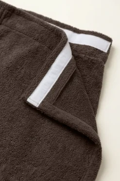 Bawełniany Męski Ręcznik Do Sauny SPA Kilt Brązowy
