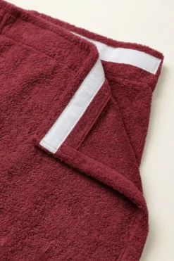 Bawełniany Męski Ręcznik Do Sauny SPA Kilt Bordowy