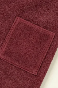 Bawełniany Męski Ręcznik Do Sauny SPA Kilt Bordowy