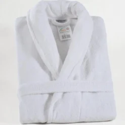 Bawełniany Szlafrok Hotelowy Frotte 350 XXL Biały