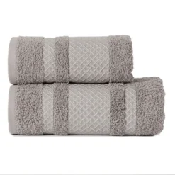 Ciemno Ręcznik Bawełniany Lionel 450g/2 Szary