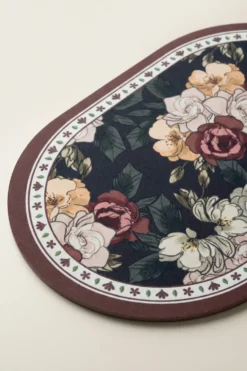 Dywanik Uniwersalny Dekoracyjny FLORAL Dark