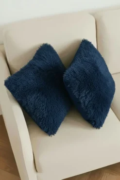 Futrzana Poszewka Włochacz YETI Granat