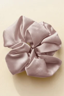 Gumka do Włosów z Jedwabiu Scrunchie Pudrowy Róż