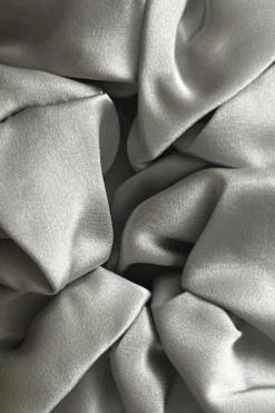Gumka do Włosów z Jedwabiu Scrunchie Szary