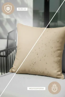Jasno Poszewka Ogrodowa GAIA Beżowy