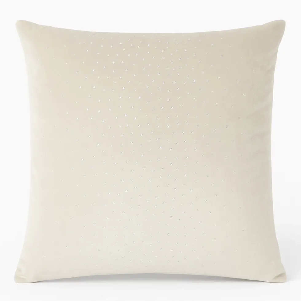 Jasno Poszewka Velvetowa Do Zasłony SHINY Beżowy