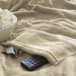 Jasny Koc Z Rękawami TV BINGIE Beżowy