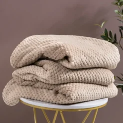 Koc Z Mikrofibry MONTE Taupe