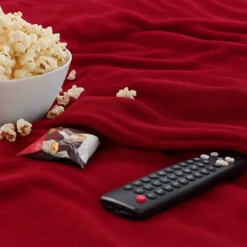 Koc Z Rękawami TV BINGIE Bordowy
