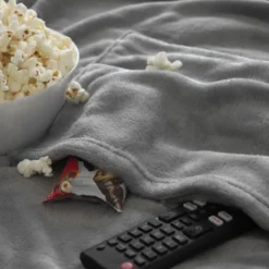 Koc Z Rękawami TV BINGIE Szary