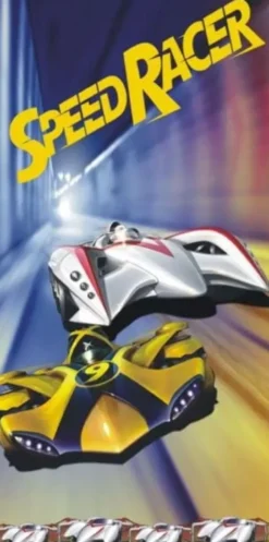 Kąpielowy Ręcznik Dla Dzieci SPEED RACER