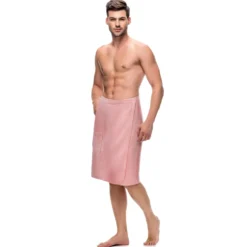 Męski Ręcznik Do Sauny KILT NEW Pudrowy