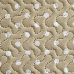 narzuta pikowana na łóżko dots Beżowy
