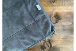 Obciążeniowa Kołdra Sensoryczna Minky 6 kg. Szary
