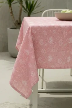 Obrus Ogrodowy Wodoodporny w Kwiaty GAIA Pink Flower Różowy