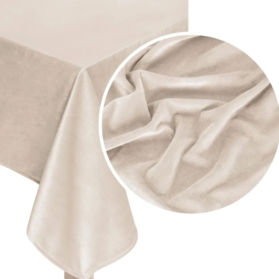 Obrus Welurowy SOFT Beżowy
