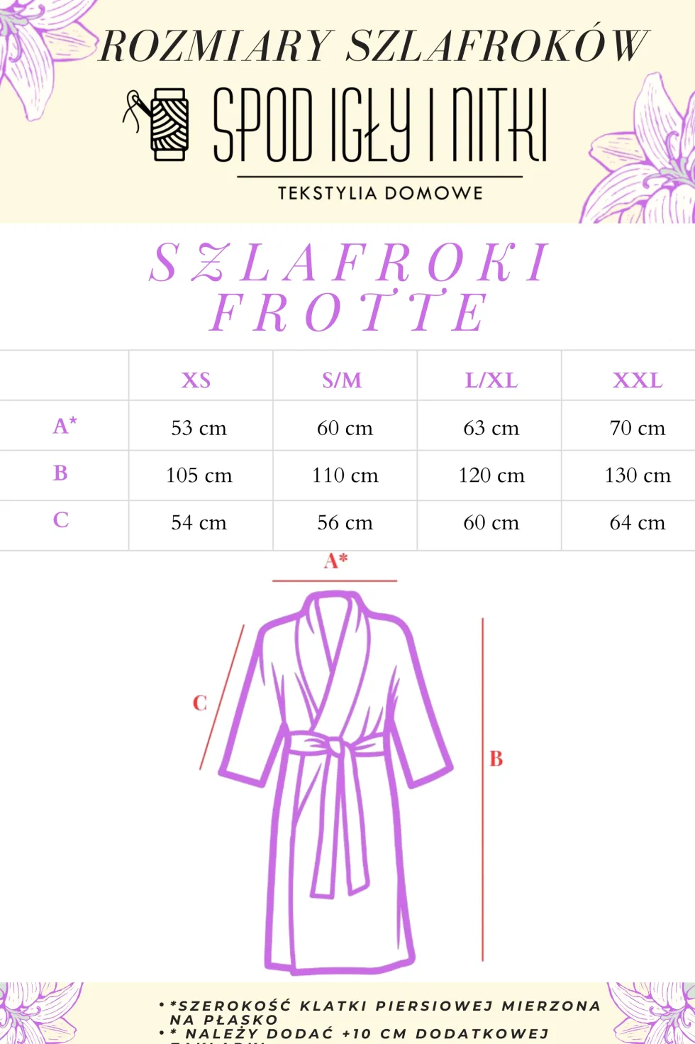 Pasek do Szlafroka Frotte 200x4 Czarny