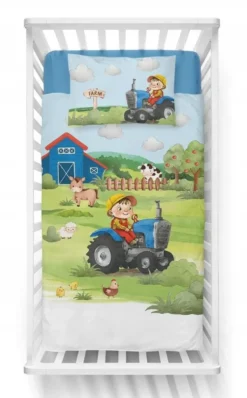 Pościel Bambusowa Do Łóżeczka MAYA MOO 4781A