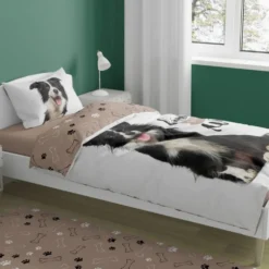Pościel Bawełniana Dla Dzieci Best Friends 022 Pies Border Collie