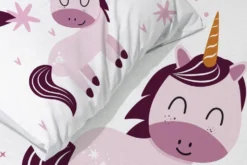 Pościel Bawełniana Do Łóżeczka Przytulaki Jednorożec Unicorn 018