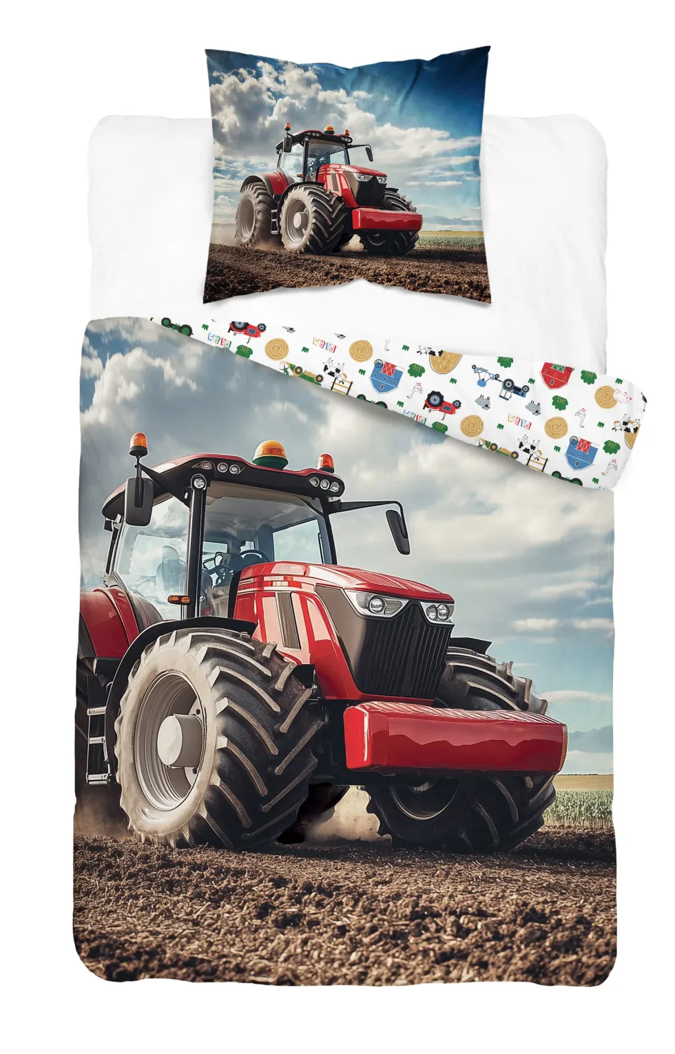 Pościel Bawełniana Młodzieżowa Traktor 5700A