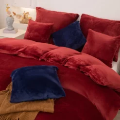 Pościel MIŚ Z Mikrofibry Cozy Bordowy