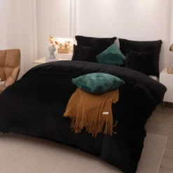 Pościel MIŚ Z Mikrofibry Cozy Czarny