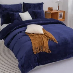 Pościel MIŚ Z Mikrofibry Cozy Granatowy
