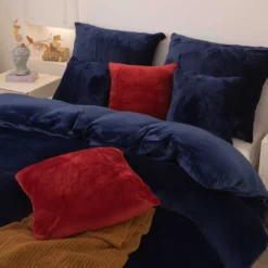 Pościel MIŚ Z Mikrofibry Cozy Granatowy