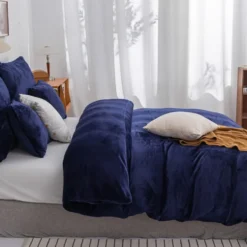 Pościel MIŚ Z Mikrofibry Cozy Granatowy