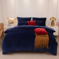 Pościel MIŚ Z Mikrofibry Cozy Granatowy