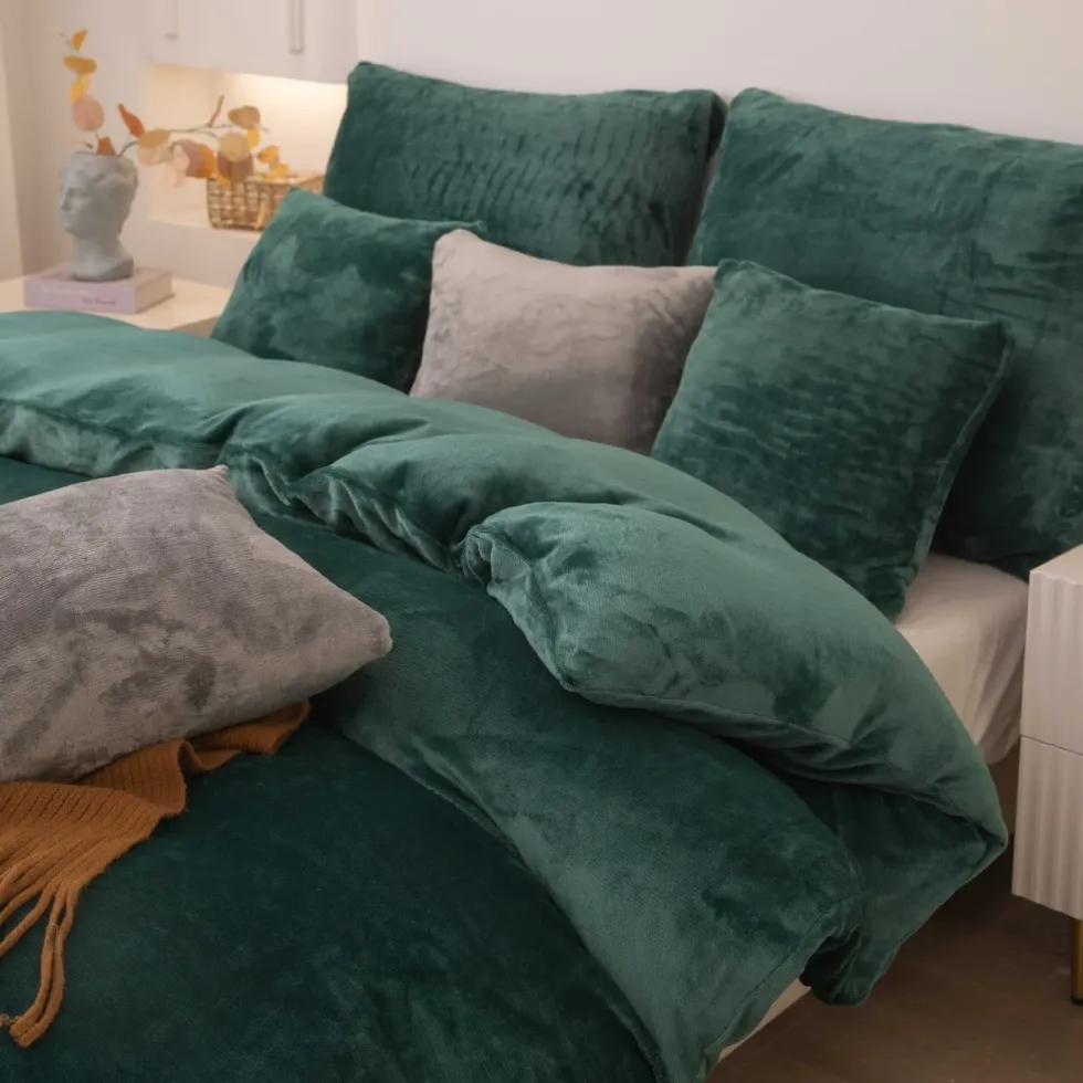 Pościel MIŚ Z Mikrofibry Cozy Zielony