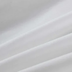Pościel Queen Premium Satyna Bawełniana ze Złotą Lamówką Biza Biały