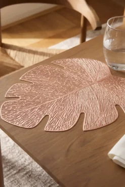 Podkładka Kuchenna na Stół MONSTERA Rose Gold