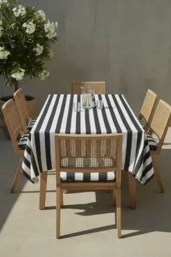 Poduszka Siedzisko na Krzesło Ogrodowe STRIPES Grafitowy