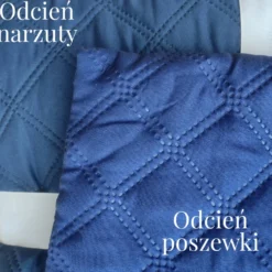 Poszewka Do Narzuty Z Falbanką RUFFY Granatowy