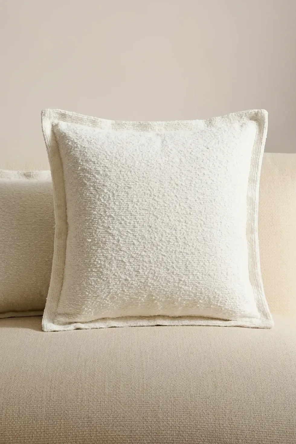 Poszewka Dreamy Boucle Kremowy