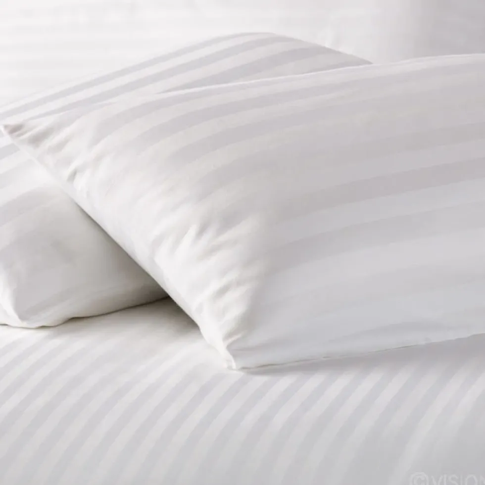 poszewka hotelowa adamaszek 2cm zamek Biały