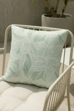 Poszewka Ogrodowa GAIA Leaf Szałwiowy