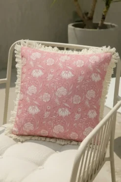 Poszewka Ogrodowa GAIA Pink Flower Różowy