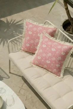 Poszewka Ogrodowa GAIA Pink Flower Różowy