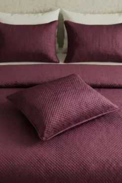 Poszewka Velvet MAYA Bordowy