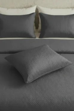 Poszewka Velvet MAYA Grafitowy