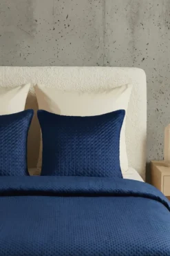 Poszewka Velvet MAYA Granatowy