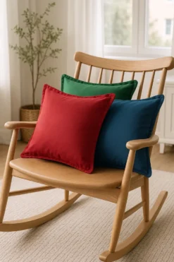 Poszewka Velvetowa Do Zasłony SOFT Granatowy